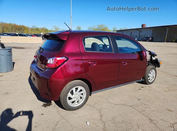 ML32AUHJ5RH008705 2024 MITSUBISHI MIRAGE Burgundy Trasero derecho