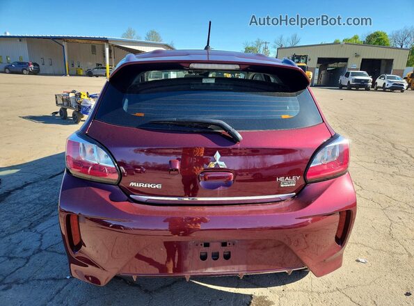ML32AUHJ5RH008705 2024 MITSUBISHI MIRAGE Burgundy Vista trasera