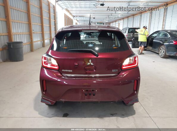 ML32AUHJ5RH026119 2024 MITSUBISHI MIRAGE Maroon 