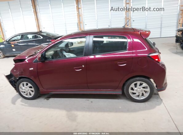 ML32AUHJ5RH026119 2024 MITSUBISHI MIRAGE Maroon 