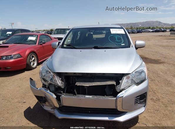 ML32AUHJ6NH003300 2022 MITSUBISHI MIRAGE Silver Widok z przodu
