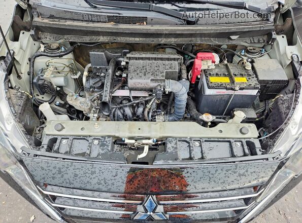 ML32AUHJ6NH005287 2022 MITSUBISHI MIRAGE Black Rear interior view