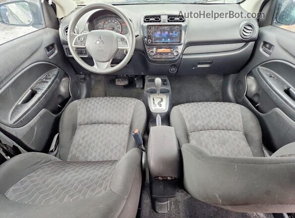 ML32AUHJ6NH005287 2022 MITSUBISHI MIRAGE Black Dashboard view