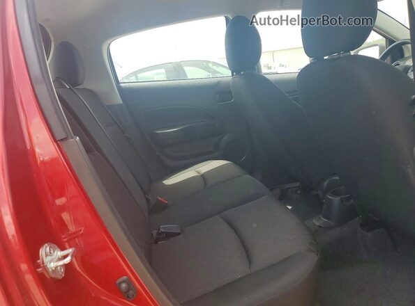 ML32AUHJ6NH006701 2022 MITSUBISHI MIRAGE Red Vista de los asientos traseros
