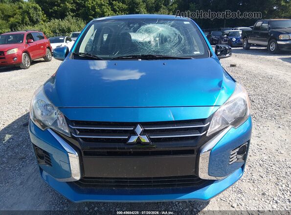 ML32AUHJ6RH013069 2024 MITSUBISHI MIRAGE Blue Instrument cluster view