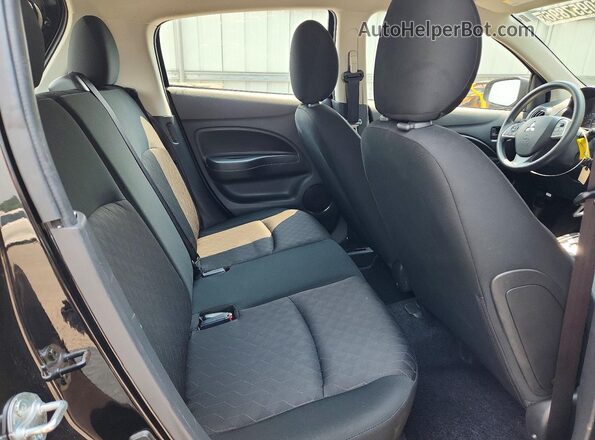 ML32AUHJ6RH019213 2024 MITSUBISHI MIRAGE Black Vista de los asientos traseros