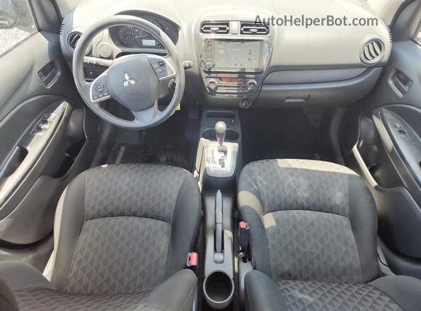 ML32AUHJ6RH028414 2024 MITSUBISHI MIRAGE Black წინა პანელის ხედი