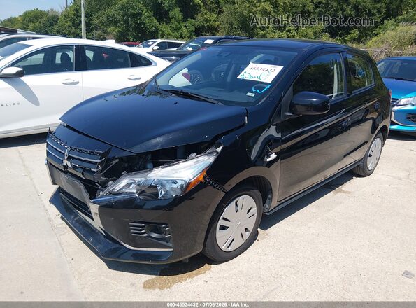 ML32AUHJ6RH029921 2024 MITSUBISHI MIRAGE Black Առջևի ձախ երեք քառորդ տեսարան