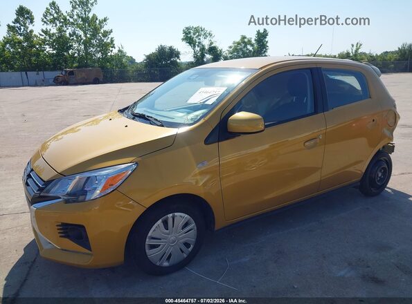 ML32AUHJ6RH030146 2024 MITSUBISHI MIRAGE Orange Առջևի ձախ երեք քառորդ տեսարան