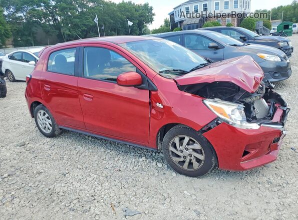 ML32AUHJ7MH000758 2021 MITSUBISHI MIRAGE Red Delantero derecho