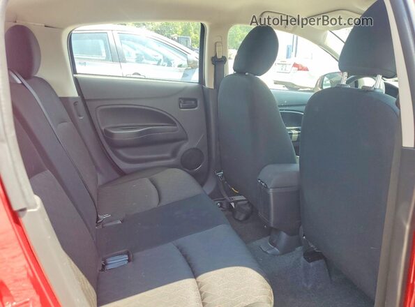 ML32AUHJ7MH000758 2021 MITSUBISHI MIRAGE Red Vista de los asientos traseros