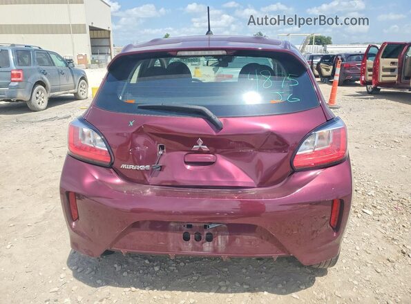 ML32AUHJ7MH007290 2021 MITSUBISHI MIRAGE Red უკანა ხედი