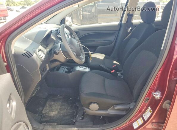 ML32AUHJ7MH007290 2021 MITSUBISHI MIRAGE Red წინა სალონის ხედი