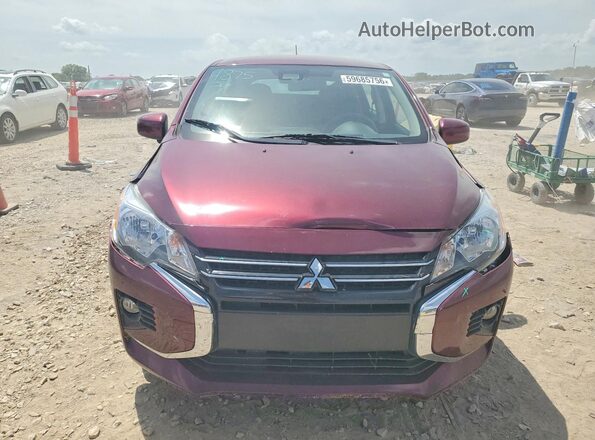 ML32AUHJ7MH007290 2021 MITSUBISHI MIRAGE Red წინა ხედი