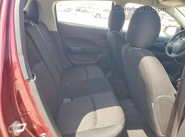 ML32AUHJ7MH007290 2021 MITSUBISHI MIRAGE Red უკანა სავარძლების ხედი