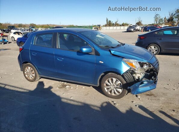 ML32AUHJ7MH008925 2021 MITSUBISHI MIRAGE Синий Передняя правая четверть