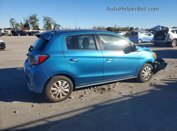 ML32AUHJ7MH008925 2021 MITSUBISHI MIRAGE Синий Задняя правая четверть
