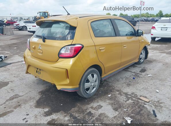 ML32AUHJ7NH007906 2022 MITSUBISHI MIRAGE Yellow Задня права чверть