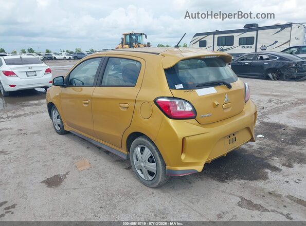 ML32AUHJ7NH007906 2022 MITSUBISHI MIRAGE Yellow Задня ліва чверть
