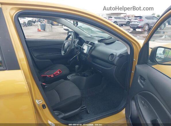 ML32AUHJ7NH007906 2022 MITSUBISHI MIRAGE Yellow Вид салону спереду