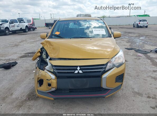ML32AUHJ7NH007906 2022 MITSUBISHI MIRAGE Yellow Вид щитка приладів
