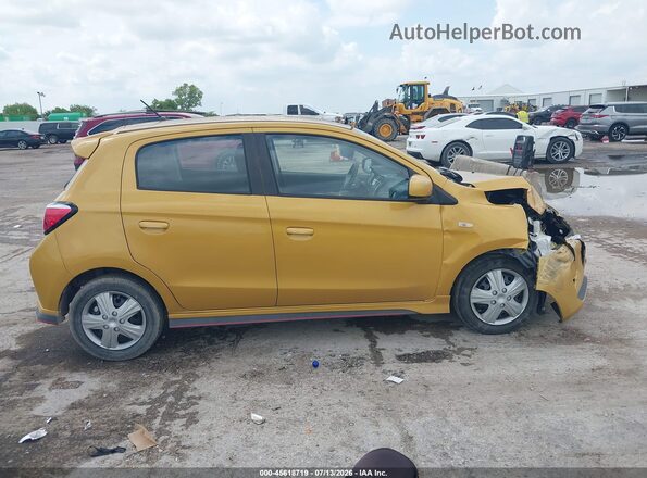 ML32AUHJ7NH007906 2022 MITSUBISHI MIRAGE Yellow Вид задньої частини салону