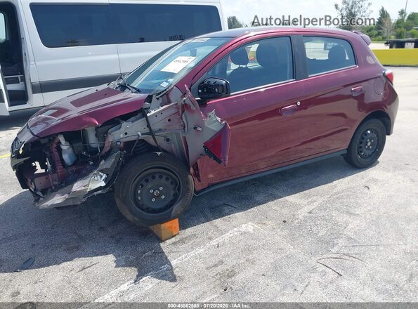 ML32AUHJ7RH010505 2024 MITSUBISHI MIRAGE Red Դիմացի տեսք