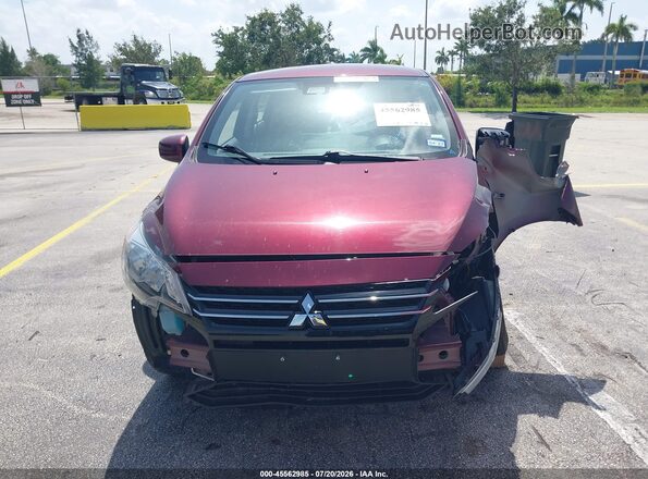 ML32AUHJ7RH010505 2024 MITSUBISHI MIRAGE Red Սալոնի հետևի տեսք