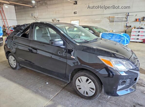 ML32AUHJ8MH001188 2021 MITSUBISHI MIRAGE Black Delantero derecho
