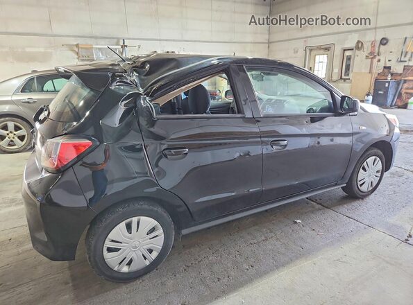 ML32AUHJ8MH001188 2021 MITSUBISHI MIRAGE Black Trasero derecho