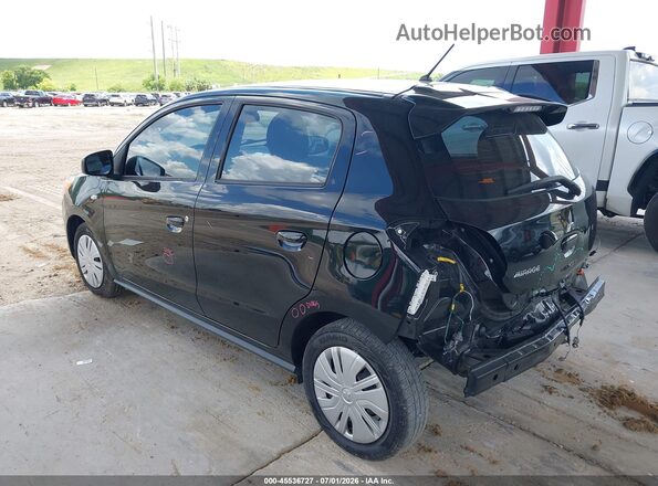 ML32AUHJ8MH011087 2021 MITSUBISHI MIRAGE Black Trasero izquierdo