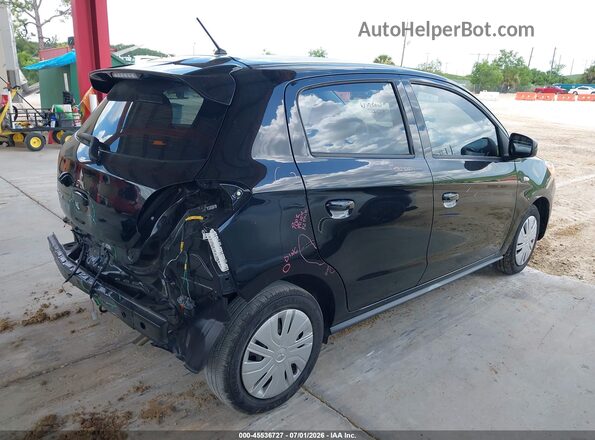 ML32AUHJ8MH011087 2021 MITSUBISHI MIRAGE Black Trasero derecho