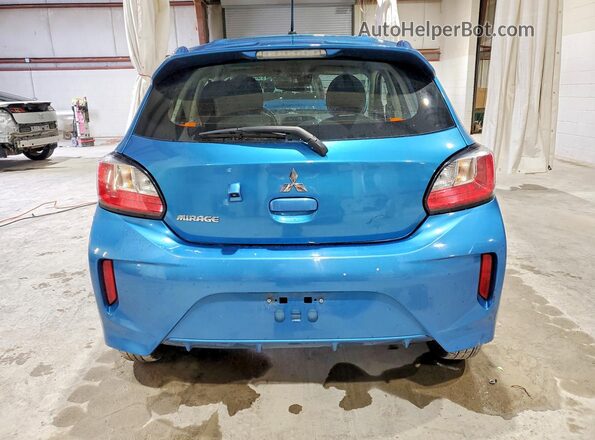 ML32AUHJ8NH005095 2022 MITSUBISHI MIRAGE Blue Widok z tyłu