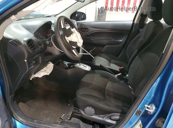 ML32AUHJ8NH005095 2022 MITSUBISHI MIRAGE Blue Widok wnętrza z przodu