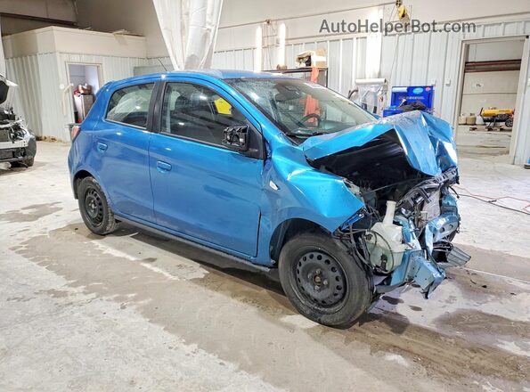 ML32AUHJ8NH005095 2022 MITSUBISHI MIRAGE Blue Przód prawy
