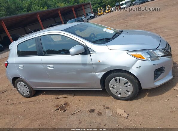 ML32AUHJ8RH028186 2024 MITSUBISHI MIRAGE Silver Widok wnętrza z tyłu