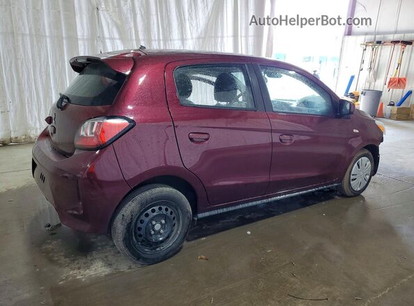ML32AUHJ8RH028365 2024 MITSUBISHI MIRAGE Burgundy Задня права чверть