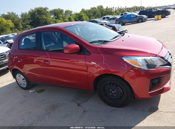 ML32AUHJ8RH030729 2024 MITSUBISHI MIRAGE Red Rear interior view