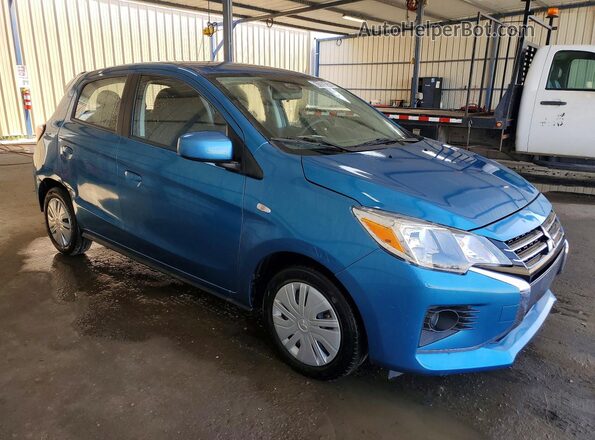 ML32AUHJ9RH013387 2024 MITSUBISHI MIRAGE Turquoise Przód prawy