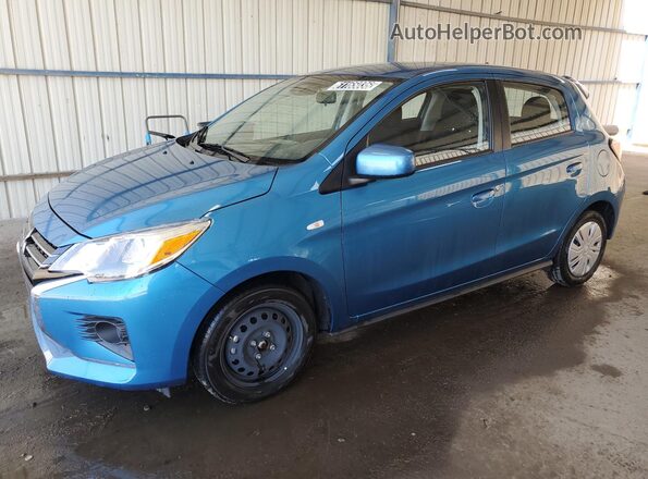 ML32AUHJ9RH013387 2024 MITSUBISHI MIRAGE Turquoise Widok naklejki z numerem VIN