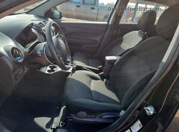 ML32AUHJ9RH013597 2024 MITSUBISHI MIRAGE Black Widok wnętrza z przodu