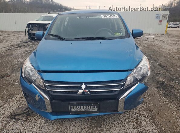 ML32AUHJ9RH015737 2024 MITSUBISHI MIRAGE Blue Front view