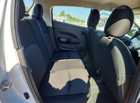ML32AUHJ9RH015950 2024 MITSUBISHI MIRAGE White უკანა სავარძლების ხედი