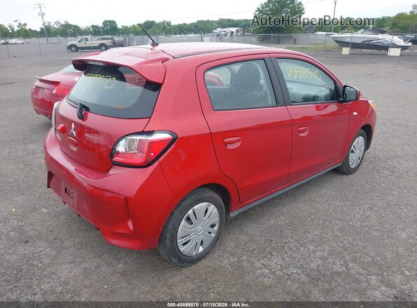ML32AUHJ9RH020680 2024 MITSUBISHI MIRAGE Red Задня права чверть