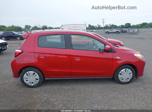 ML32AUHJ9RH020680 2024 MITSUBISHI MIRAGE Red Вид задньої частини салону