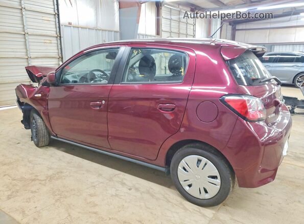ML32AUHJ9RH020985 2024 MITSUBISHI MIRAGE Burgundy Trasero izquierdo