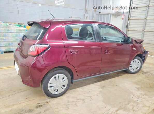 ML32AUHJ9RH020985 2024 MITSUBISHI MIRAGE Burgundy Trasero derecho