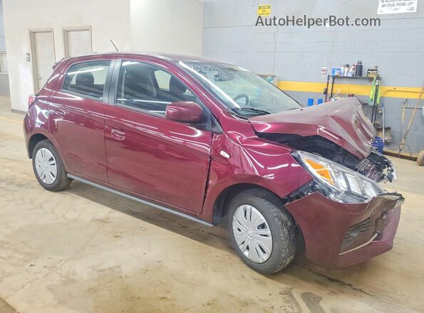 ML32AUHJ9RH020985 2024 MITSUBISHI MIRAGE Burgundy Delantero derecho