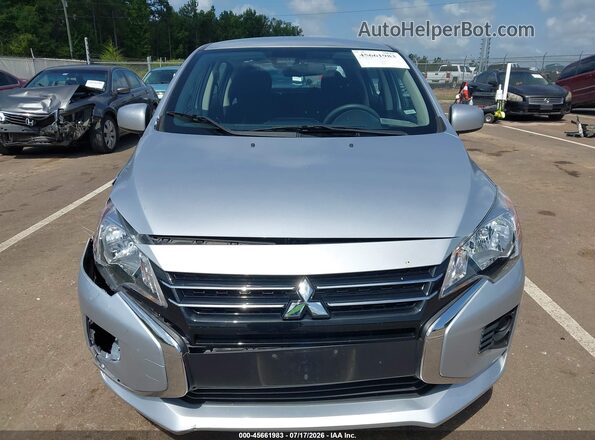 ML32AUHJ9RH025474 2024 MITSUBISHI MIRAGE Silver Instrument cluster view