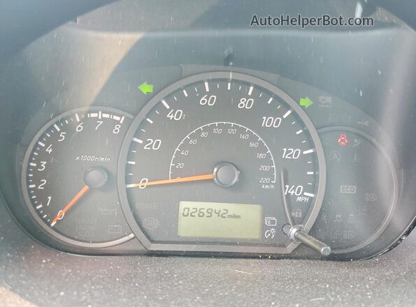ML32AUHJ9RH035552 2024 MITSUBISHI MIRAGE Yellow Instrument cluster view
